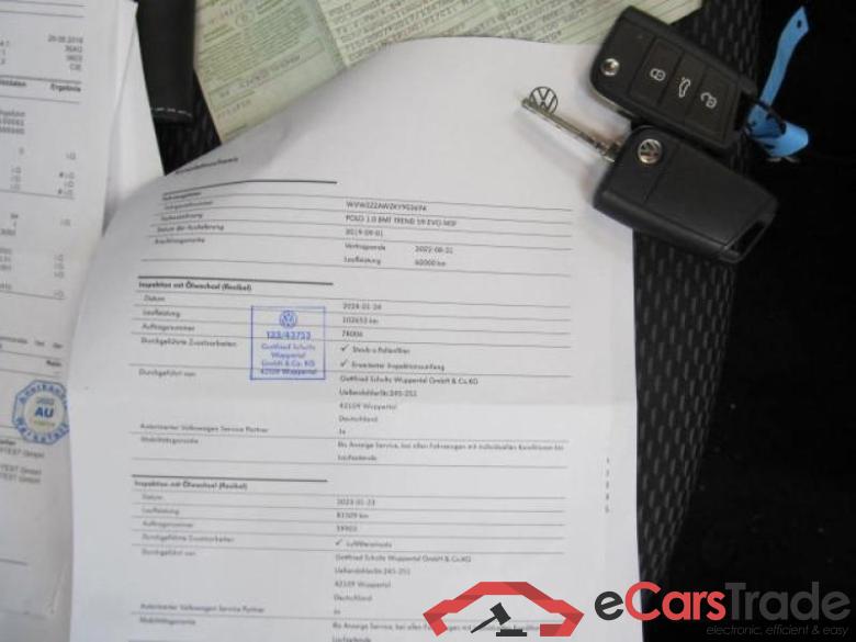VOLKSWAGEN Polo VI (AW1)(08.2017->2021) DE - LimS5 1.0 EU6d-T, Trendline (EURO 6d-TEMP), 2018 - 2020 #3