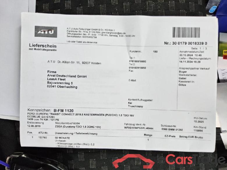 Ford _Transit Connect ´13 FORD Transit Connect 210 L2 S&S Trend 4d 74kW #3