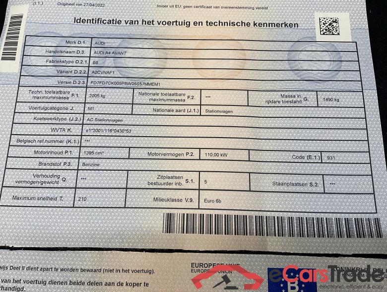 AUDI A4 Avant Avant 1.4 TFSI Sport S tronic #5