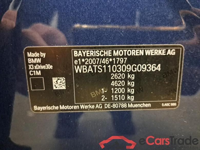 BMW - BMW X3 xDrive30e 272PK M Sport With Vernasca Sport Seats & Driving Assistant Pack & Travel Pack & HiFi  * HYBRID * #6