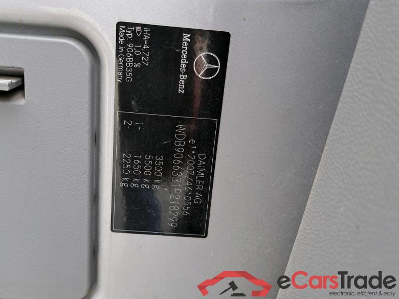 MERCEDES - MER SPRINTER B/F 1.8 16V CNG 316 NGT BI-FUEL A2H1 3.5T 156PK AT With High Roof & Auto Airco & Cruise Control & EDW Alarm & Reversing Aid  * CNG * #6