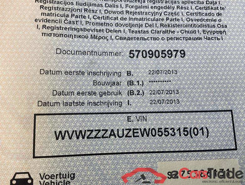 VOLKSWAGEN Golf VII Golf  Highline 1.2 TSI BlueMotion Technology 77 kW (105 ch) 6 vitesses manuel #5