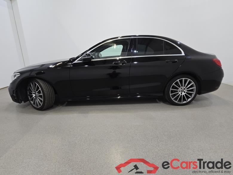 Mercedes C 180d AMG Aut. LED-Xenon Navi 1/2 Sport-Leather-Alcantara KeylessGo Camera Klima PDC ... #2