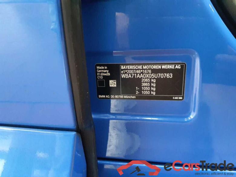 BMW Baureihe X1 (F48)(2015->) DE - SUV5 sDrive20i EU6d, M Sport (EURO 6d), (Facelift) 2020 - 2022 #3 BMW Baureihe X1 (F48)(2015->) DE - SUV5 sDrive20i EU6d, M Sport (EURO 6d), (Facelift) 2020 - 2022 #3