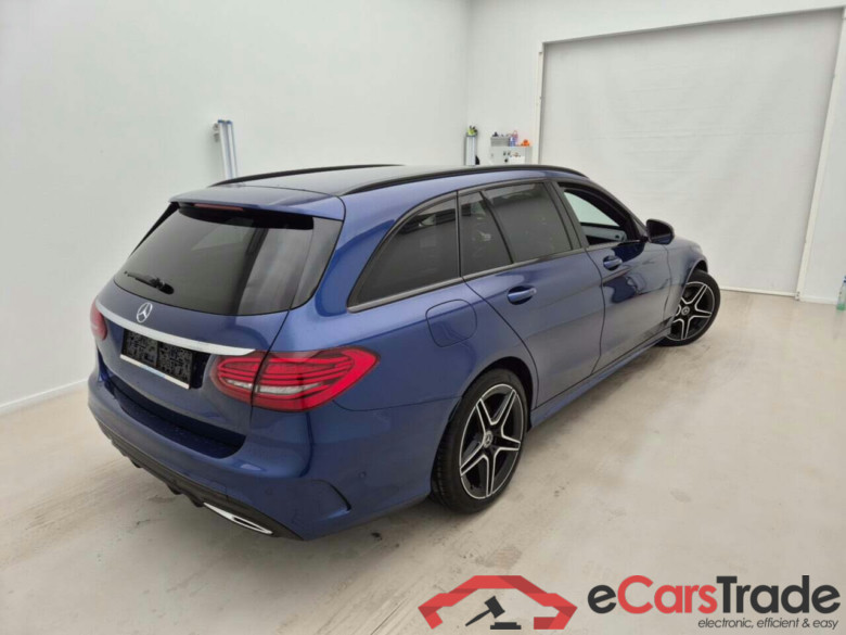 Mercedes C 180d AMG Night Aut. LED-Xenon Navi-Pro 1/2 Sport-Leather-Alcantara KeylessGo Camera Klima PDC ... #3