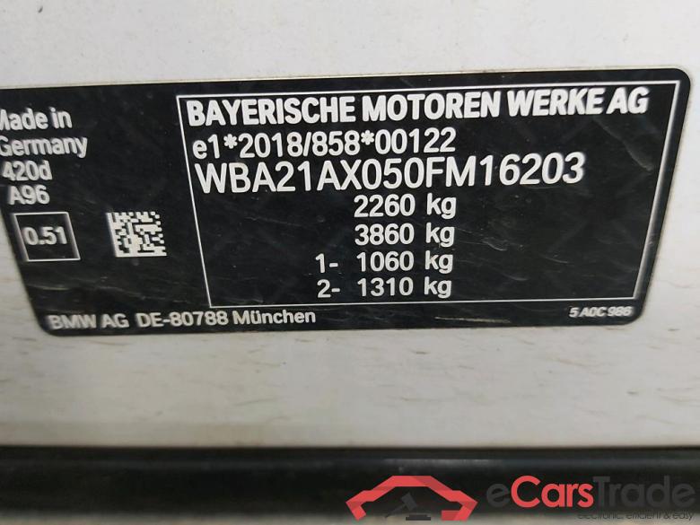 BMW - BMW 4 GRAN COUPE 420dA 190PK Business Edition Pack Business With Heated Seats #6