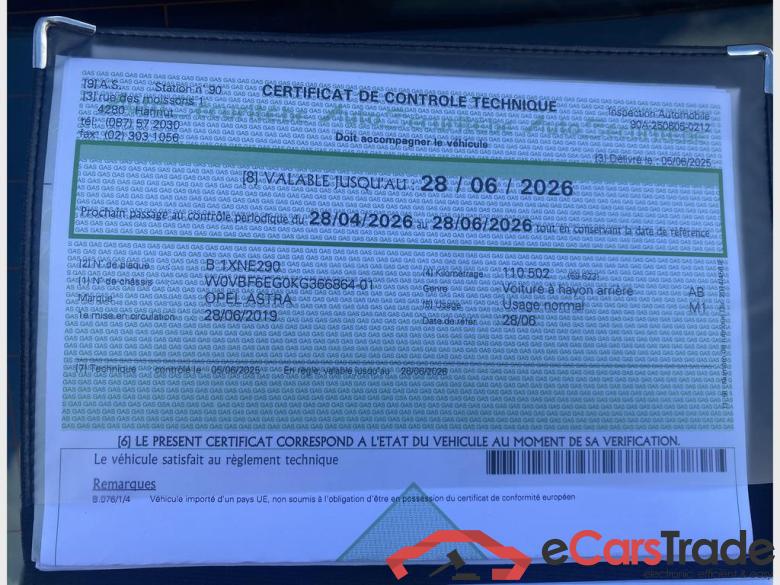 OPEL Astra Astra 1.6 CDTi Dynamic Start/Stop (EU6.2) #3