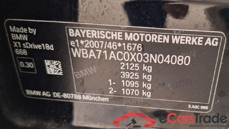 Baureihe X1 sDrive 18 d xLine 2.0 110KW AT8 E6d #5
