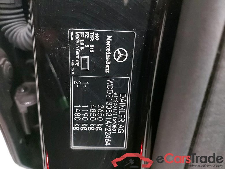 MERCEDES - MER E BERLINE 300 e 320PK Business Solution & Pack Plus & Lugano Leather Pack & Driving Assistant Plus  * HYBRID * #6