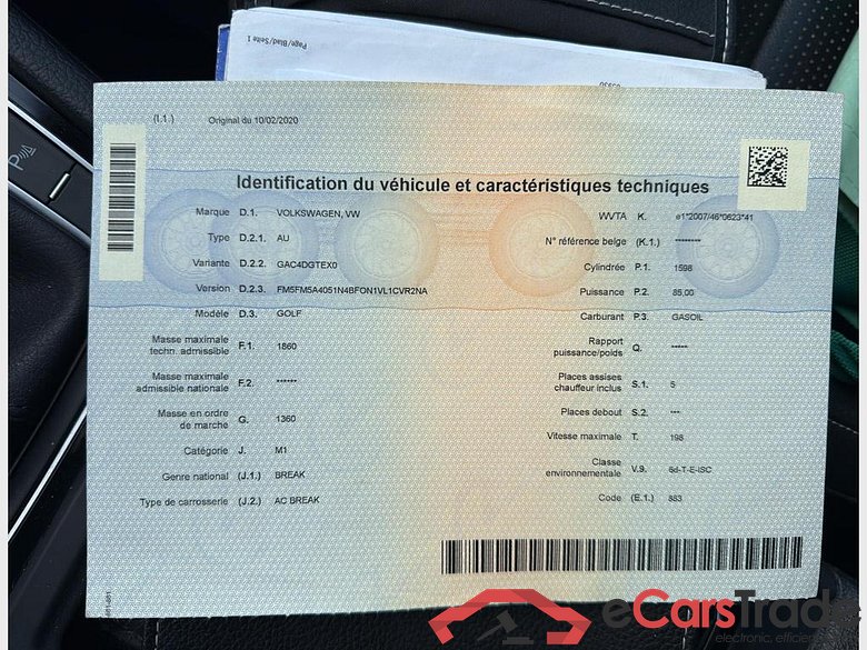 VOLKSWAGEN Golf VII Golf Highline 1.6 TDI SCR 85 kW (115 ch) 5 vitesses manuel #3