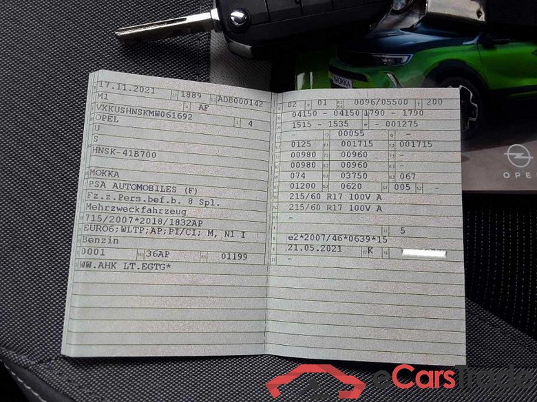 Opel Mokka (2020->) DE - SUV5 1.2 Turbo EU6d, Elegance (EURO 6d), 2020 - 2022 #3