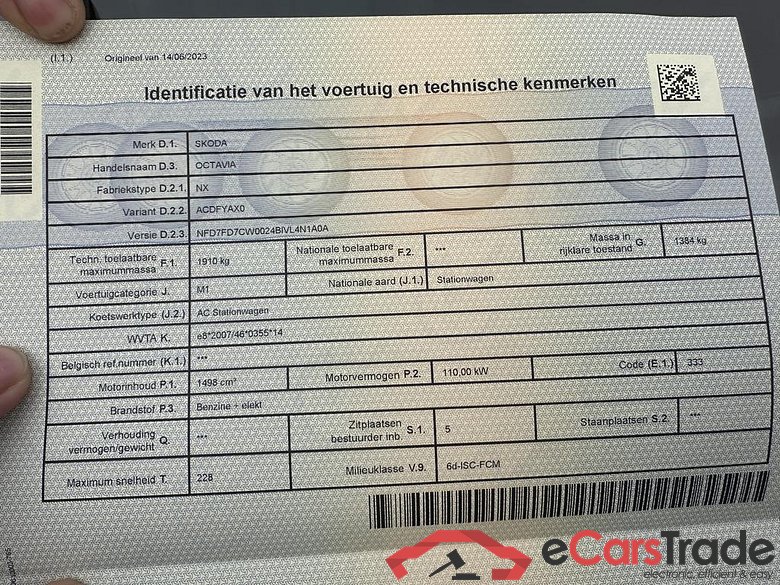 SKODA Octavia Combi Octavia Combi Clever+ 1.5 TSI m-HEV 110kW (150pk) DSG7 #6