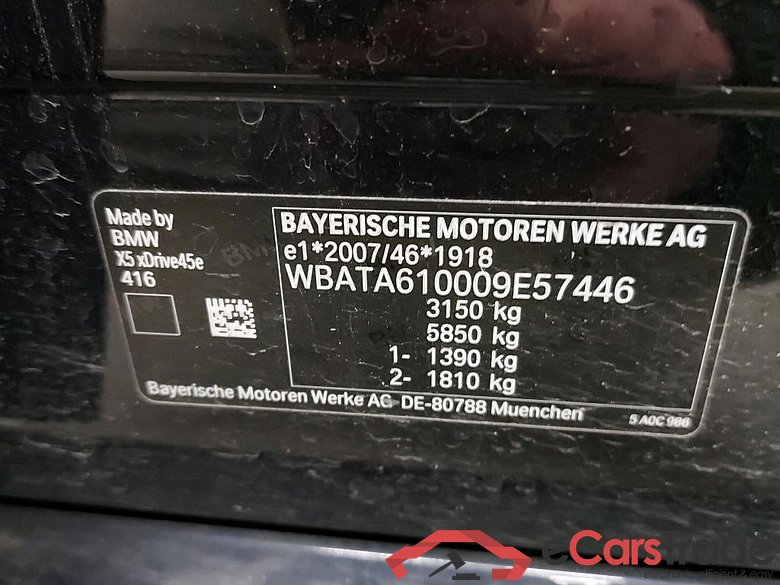 BMW - BMW X5 xDrive45e 320PK M Sport Pack Business Plus With Vernasca Heated Leather Comfort Seats & Parking Assistant Plus & 20 Inch Alloy  * HYBRID * #6