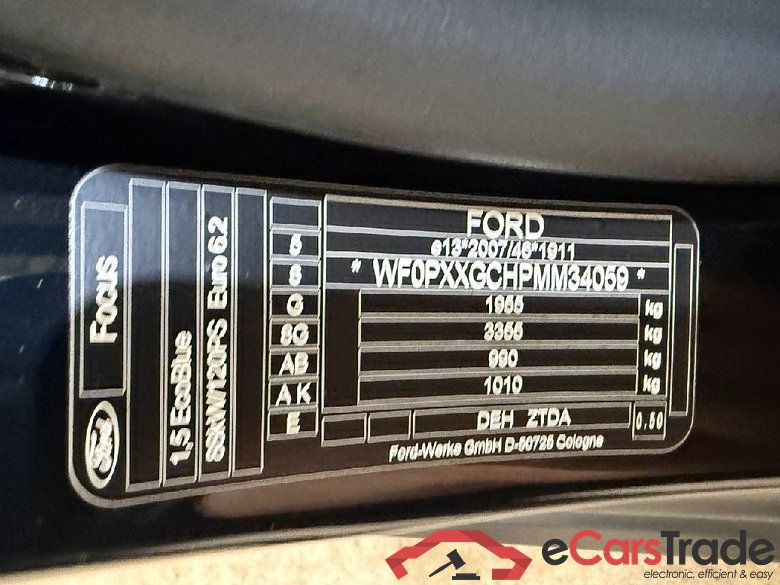 Focus Turnier Cool & Connect 1.5 EcoBlue 88KW MT6 E6d #5