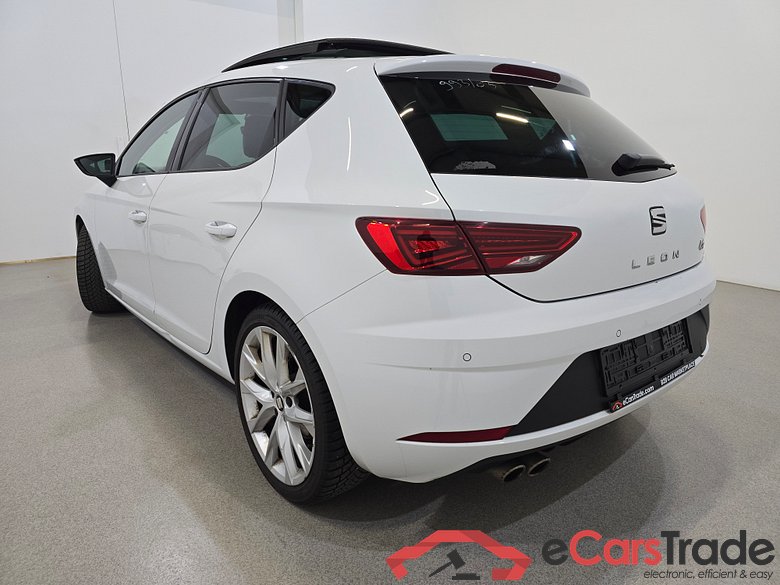 Seat Leon 2.0 TDI 150Hp FR-Line Aut. Pano LED Navi 1/2 Sport-Leather-Alcantara KeylessGo Camera Klima PDC ... #6