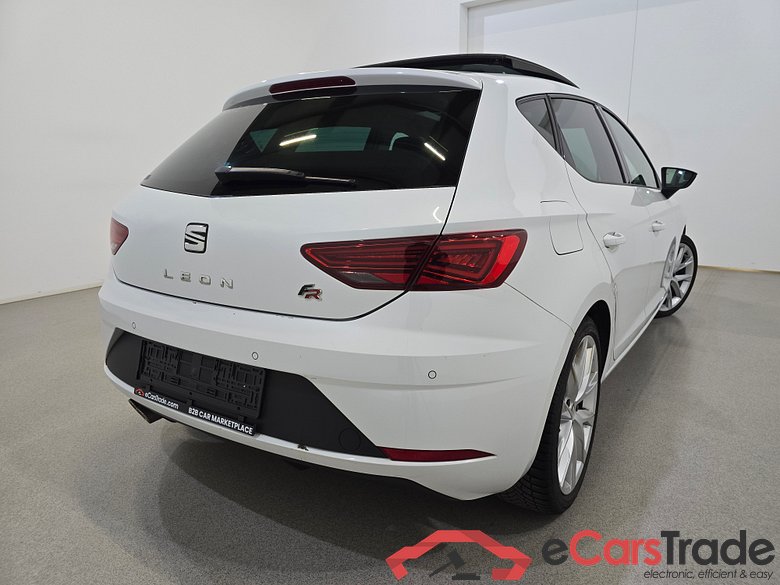 Seat Leon 2.0 TDI 150Hp FR-Line Aut. Pano LED Navi 1/2 Sport-Leather-Alcantara KeylessGo Camera Klima PDC ... #4