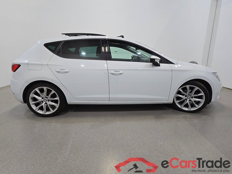 Seat Leon 2.0 TDI 150Hp FR-Line Aut. Pano LED Navi 1/2 Sport-Leather-Alcantara KeylessGo Camera Klima PDC ... #5