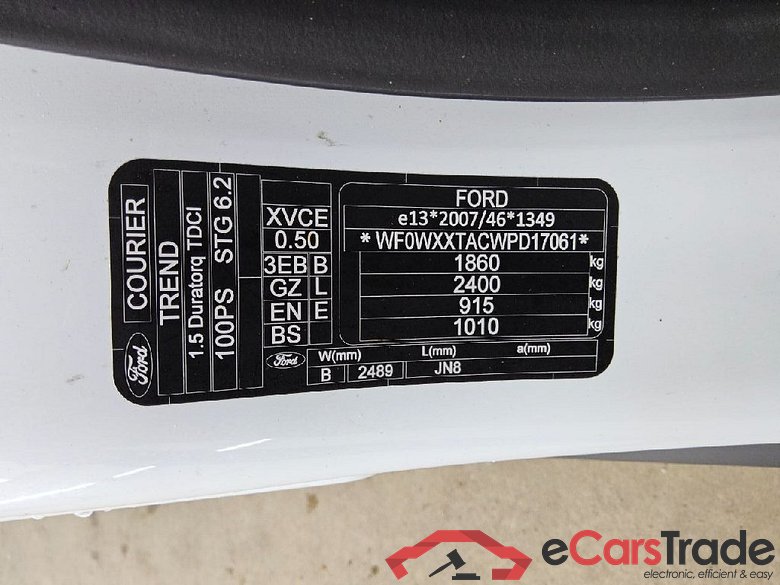 Transit Courier Trend 1.5 TDCi 74KW MT6 E6d #5