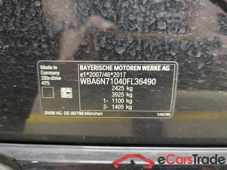 Baureihe 3 Touring 330 e xDrive Sport Line 2.0 185KW AT8 E6d #4