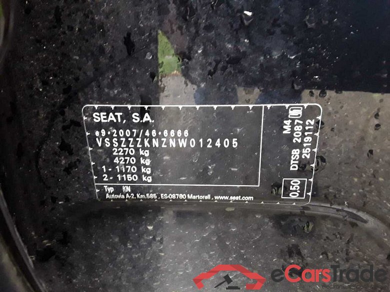 Seat Tarraco (KN2)(10.2018->) DE - SUV5 2.0 TDI EU6d, FR, 2020 - 2024 #5