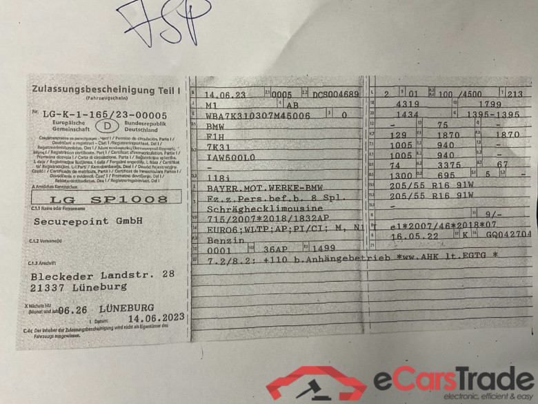 Baureihe 1 Lim. 118 i Advantage 1.5 100KW AT7 E6d #2