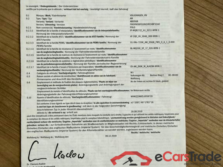 VOLKSWAGEN Polo Polo Trendline 1.0 59 kW (80 ch) 5 vitesses manuel #4