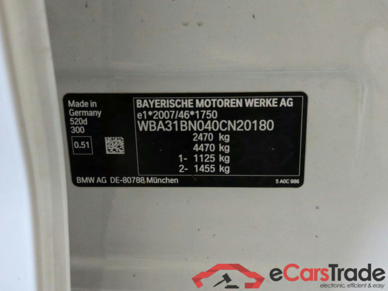 Baureihe 5 Touring 520 d 2.0 140KW AT8 E6d #4