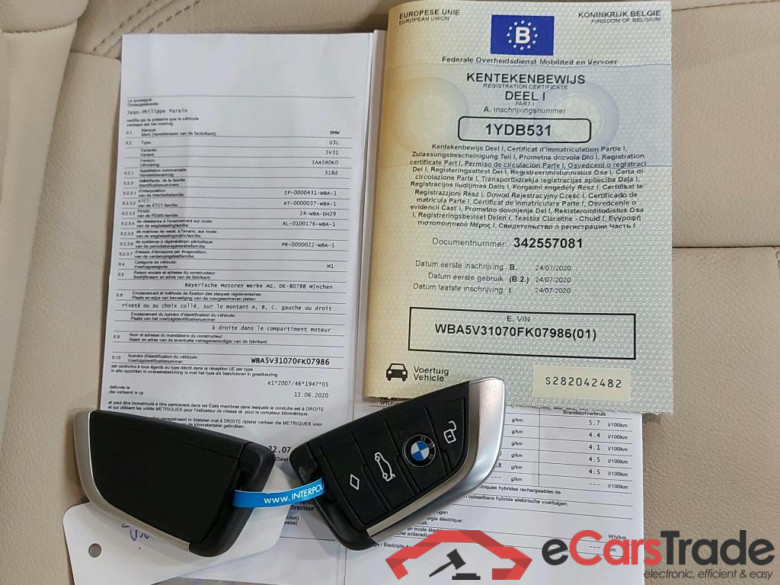 BMW - BMW 3 BERLINE 318dA 136PK Advantage Business Edition & Pack Business Plus With Vernasca Leather Seats & PDC Front & Rear #4