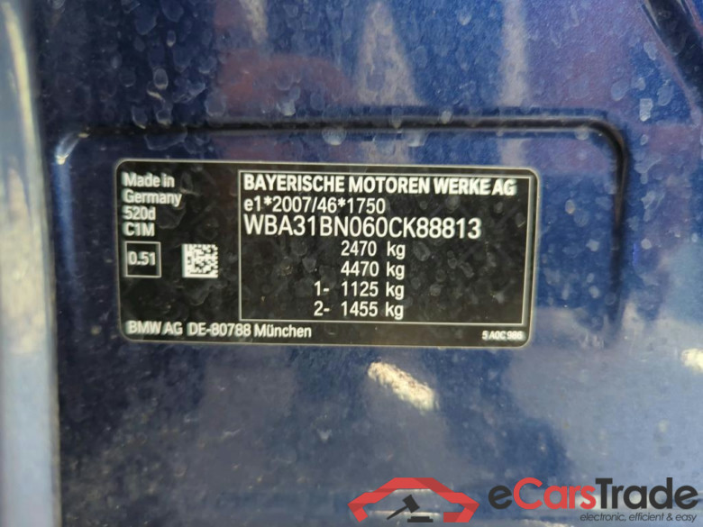 Baureihe 5 Touring 520 d M Sport 2.0 140KW AT8 E6d #4