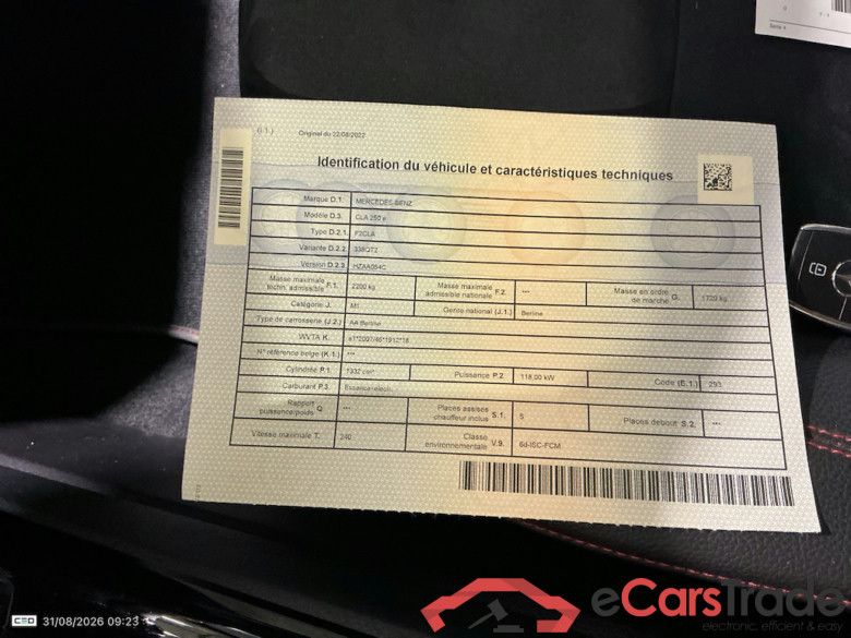MERCEDES-BENZ CLA 1.3 CLA 250 E DCT #5