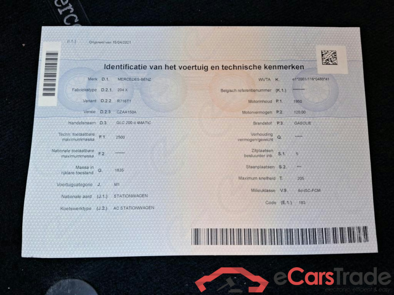 MERCEDES-BENZ CLASS GLC DIESEL (X253) - 2019 GLC 200 d 4-Matic Business Solution #5