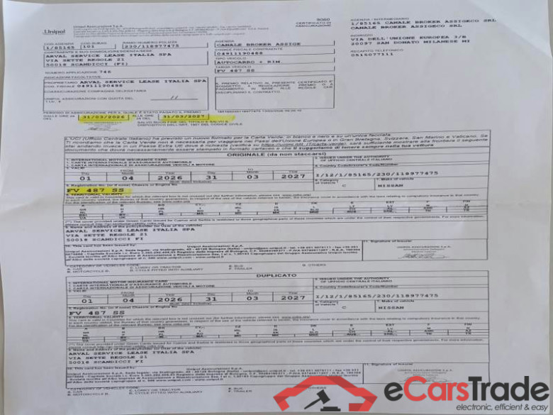 NISSAN E-NV200 / 2009 / 4P / FURGONE VAN BUSINESS 4 PORTE #1