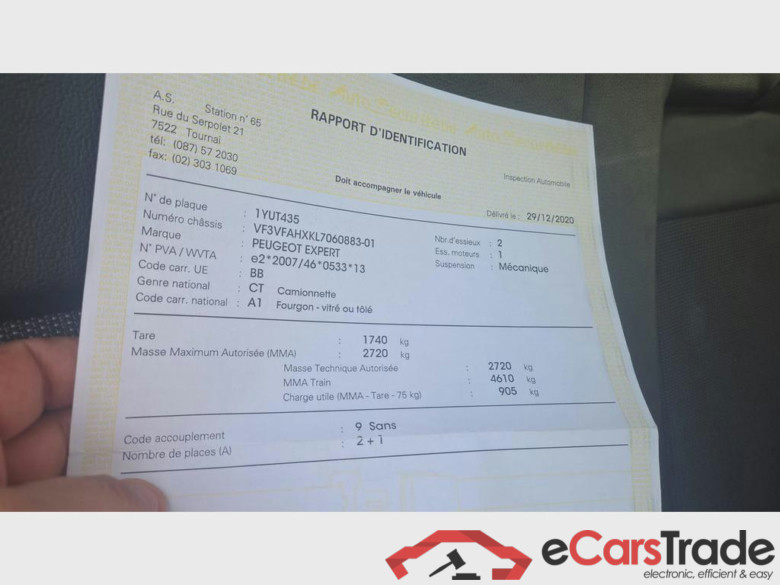 PEUGEOT Expert Fourgon Mwb Expert 2.0 BlueHDi L2 Standard Asphalt S&S #5