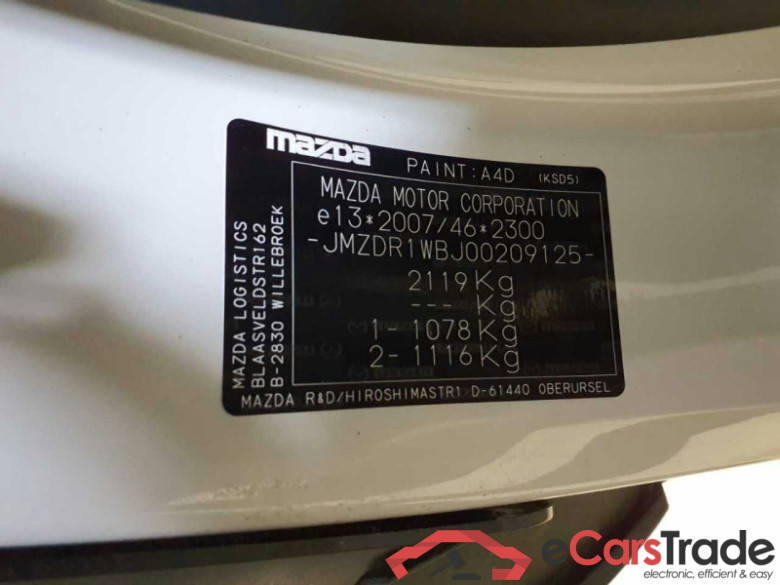 Mazda MX-30 (DR)(05.2020->) DE - SUV5 e-SKYACTIV, Advantage, 2022 - 2025 #2