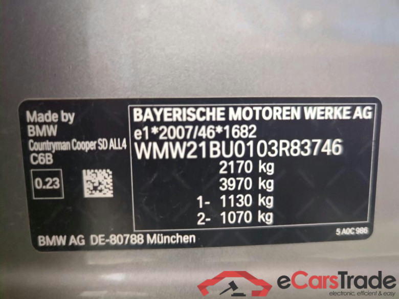 MINI COUNTRYMAN Mini Cooper SD Countryman All4 Aut. Essential Trim 5d 140kW #4