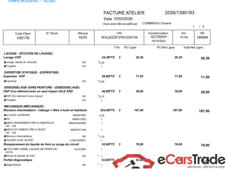 AUDI Q3 Sportback / 2019 / 5P / SUV 35 TFSI 150 MHEV S Tronic 7 S LINE / PRÊT A VENDRE #2